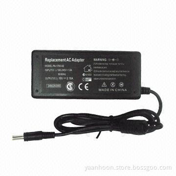19V 3.16A 60W Laptop Power Adapter for Samsung, 5.5*3.0mm, with Pin Inside